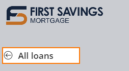 All Loans Link Screenshot